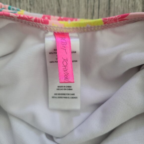 Betsey Johnson Toddler girl One Piece Floral Ruffle Swimsuit Size 2T - Picture 4 of 6